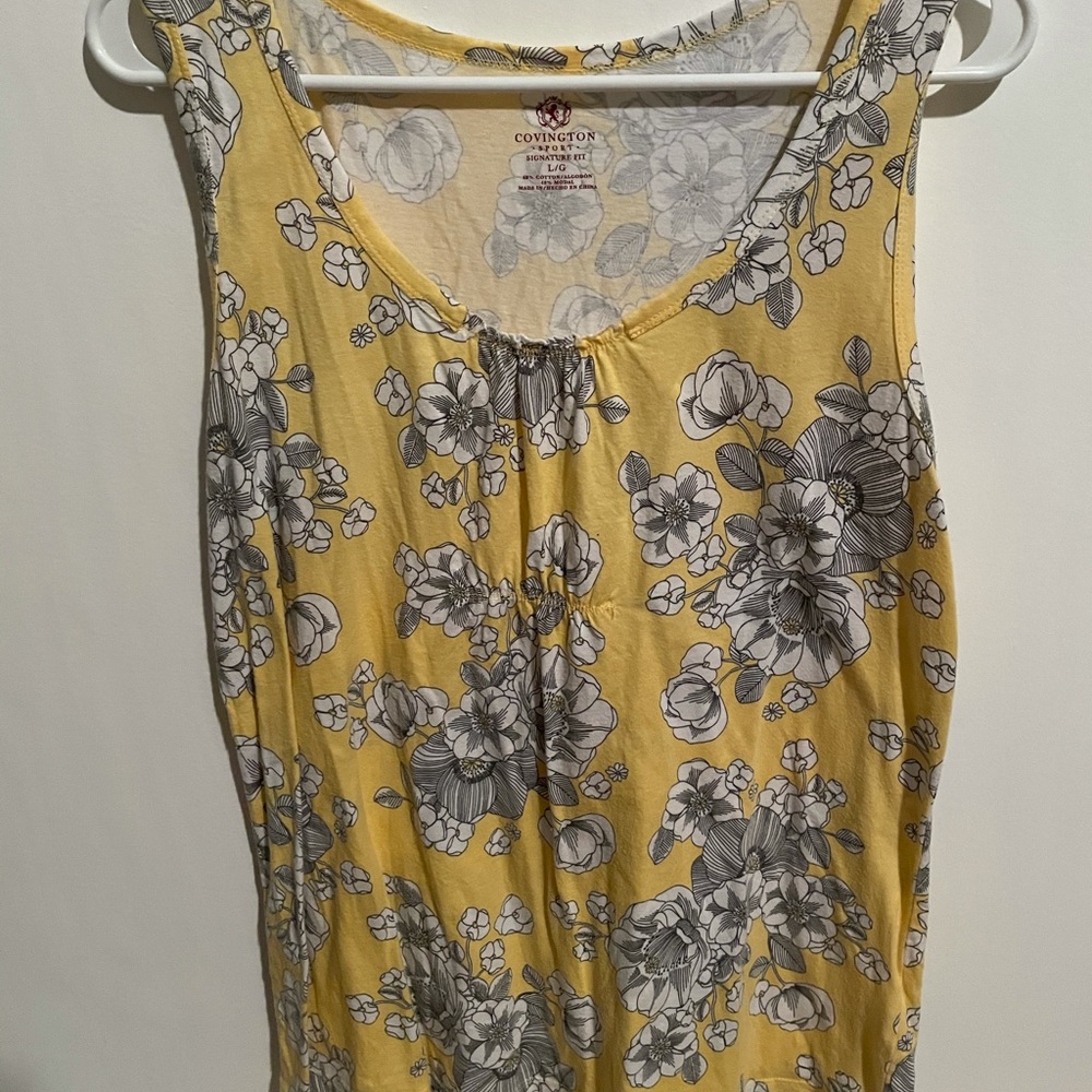 Floral tank top
